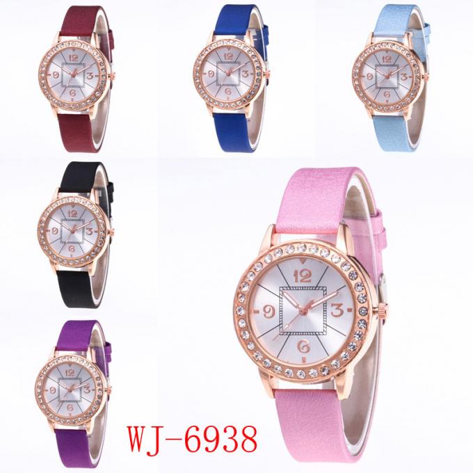 WJ-7431 नवीनतम अलीबाबा हॉट स्टाइल फैशनेबल और शानदार रंग कई चीनी सस्ते महिला बेल्ट घड़ी की शैली के साथ