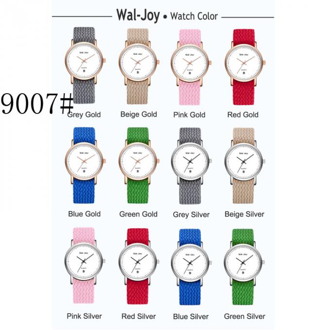 WJ-8454 फैशन आकर्षण अच्छी गुणवत्ता मिश्र धातु घड़ी केस एनालॉग घड़ी देवियों चमड़े की घड़ी