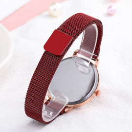 WJ-8460 New Fashion Flower Watch Ladies China Factory Alloy Case Stainless Steel Band Mesh Watch